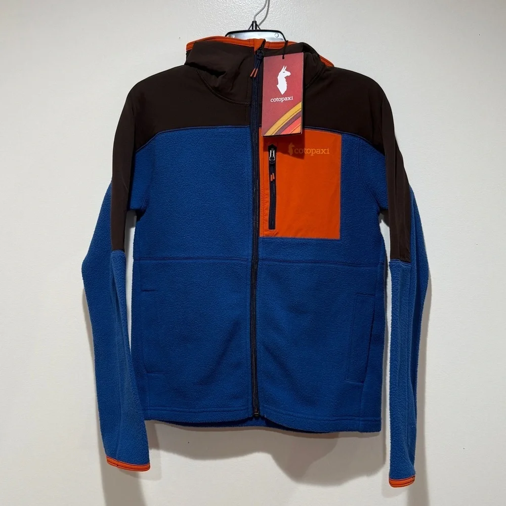 New Cotopaxi Women Abrazo Hooded‎ Full-Zip Fleece Jacket XS Colorblock Outdoor